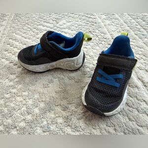 Kids Black and Blue Shoes